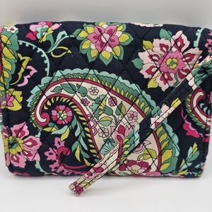 Vera Bradley Petal Paisley Wristlet Wallet Floral